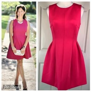 Calvin Klein Scuba Fit and Flare Dress